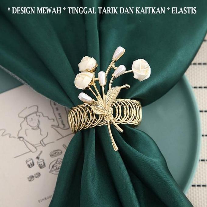 THUNDEX Luxury Hook Pengait Jepit Horden Gorden Emas Gold Silver Mewah Sultan Stainless Hiasan Rumah