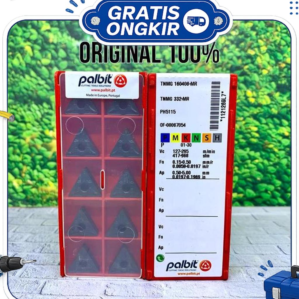 Insert Tnmg 16 04 08 Original Palbit Baru..Tnmg 160408..Tnmg160408