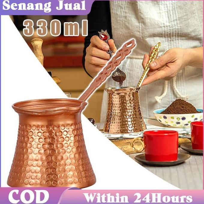 DEFAECO Teko Kopi Turki Kopi Turki Tembaga Hadiah Panci Tembaga Turkish Coffee