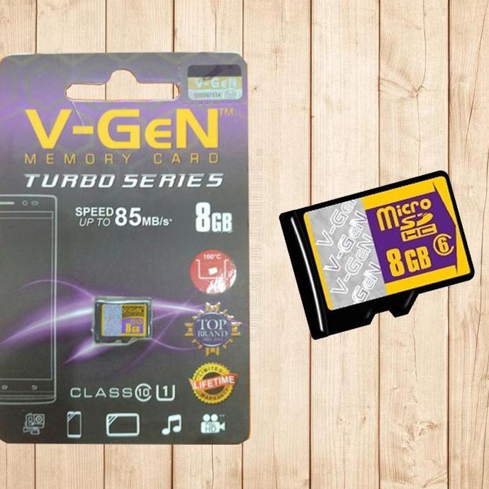 Kartu Memori V-Gen MicroSD 8GB untuk Kamera CCTV dan Android
