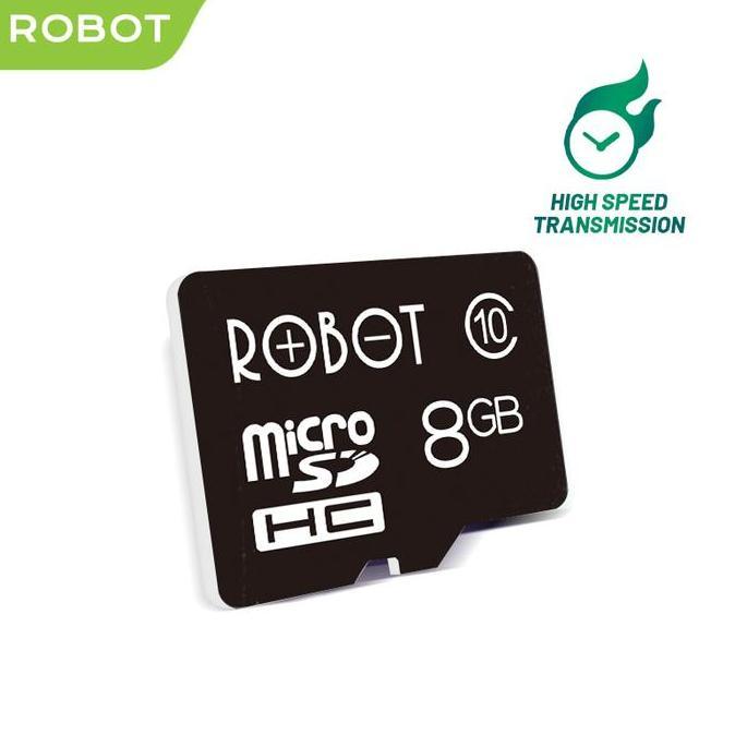 ROBOT ROBOT Storage / Memory Card 8GB Memory Card Micro SD Class 10 Speed with Package Bergaransi Re