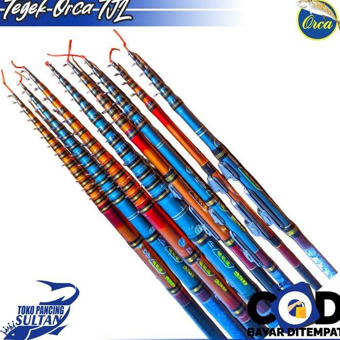 Joran Tegek Set Kolong Orca TJL/Orca Xiaguang Ruas Pendek Jig