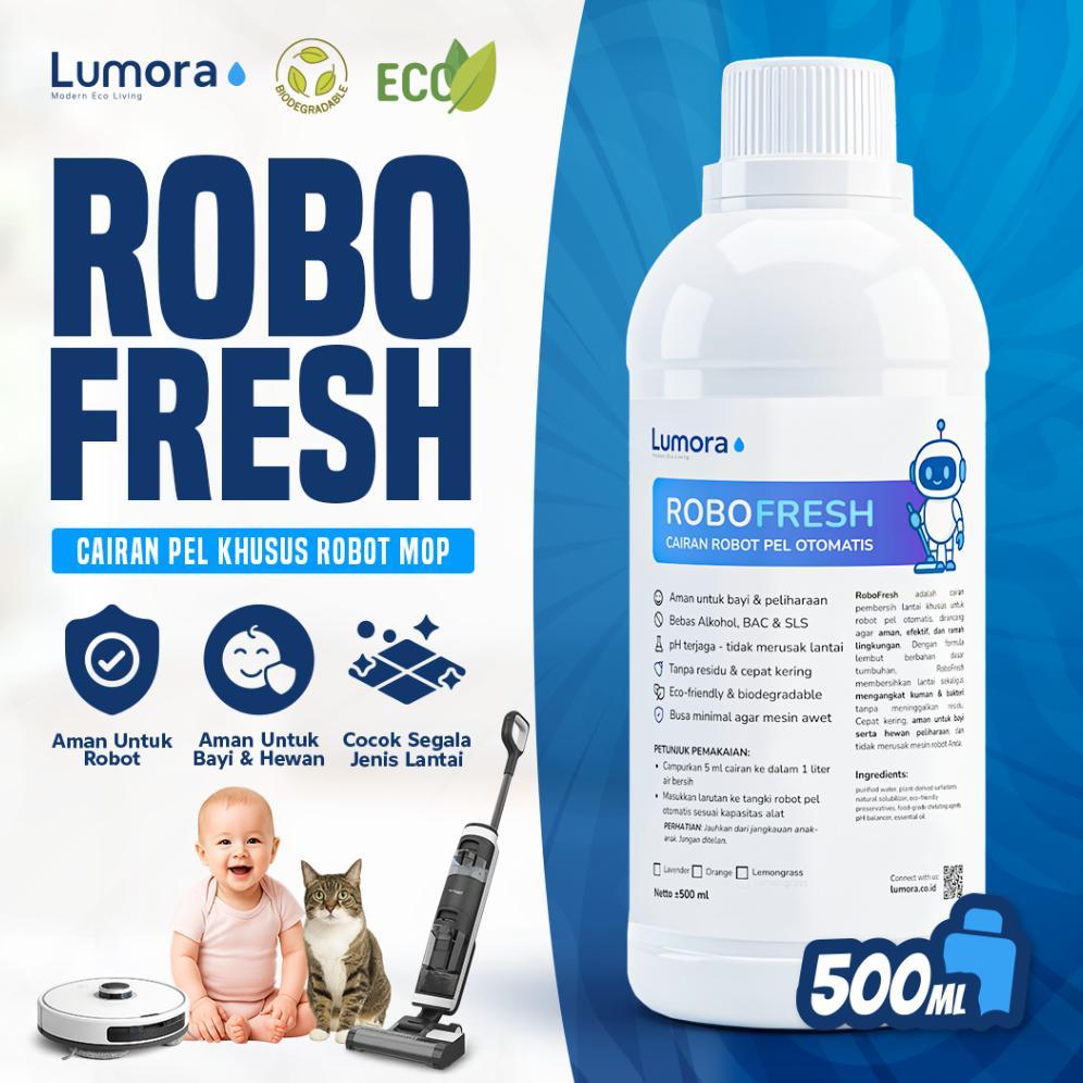 RoboFresh - 500ml Cairan Pel Robot Vacuum Otomatis / Vacuum Cleaner Elektrik / Robot Mop Promo