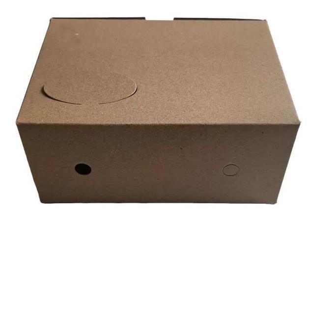 Things- 25 Pcs Dus Snack Box Kraft 12X16 L Kotak Kue Kardus Snack Box Pukis 16X12