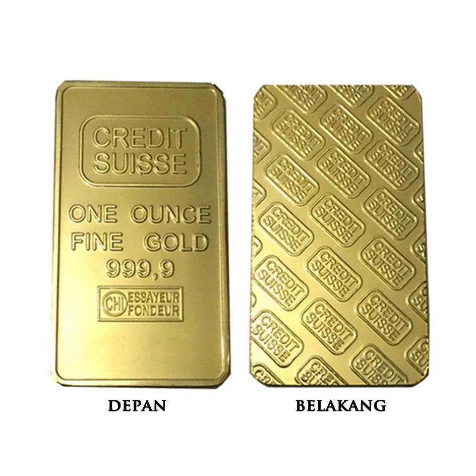 DORRLA CREDIT SUISSE GOLD BAR REPLICA ORIGINAL