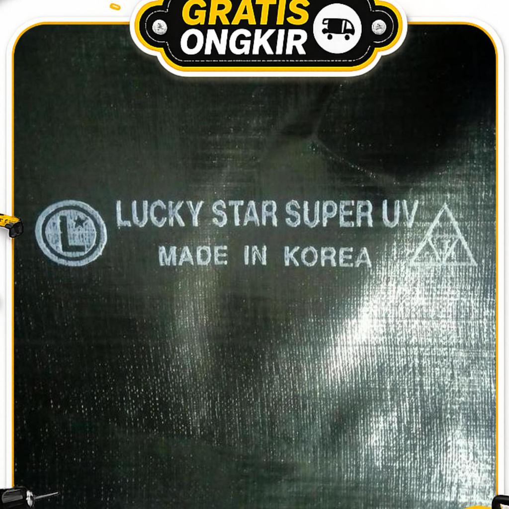 Terpal Plastik A20 Uv 6X8 Hitam