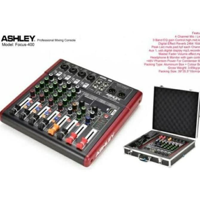 Mixer Audio 4 Channel Ashley Focus 400 / Ashley Focus400