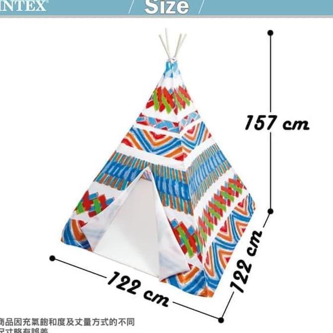 Tenda Intex 48629 Mainan Anak Model Indian Teepee Play Tent murah