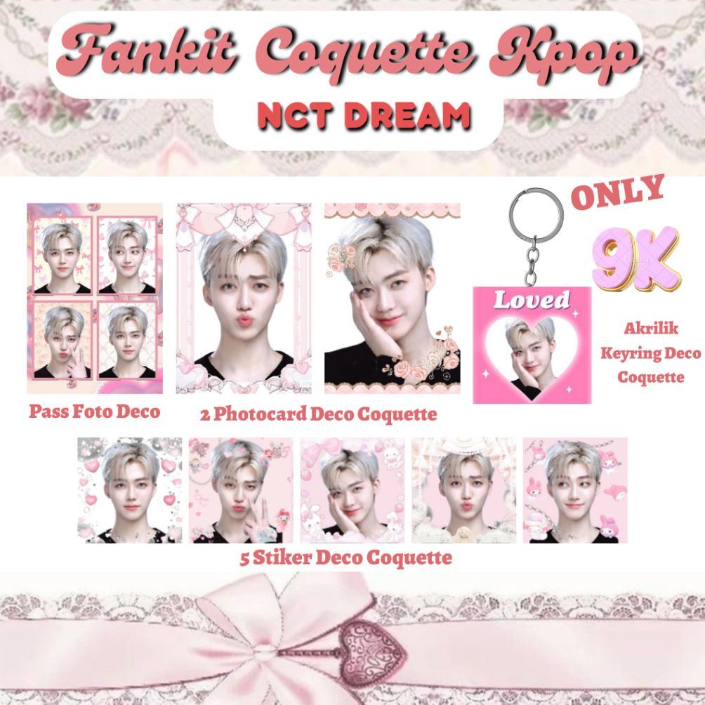 Mini Fankit NCT DREAM Coquette Pink Cute / Birthday Kit Coquette Kpop NCT DREAM / Fankit  Coquette J