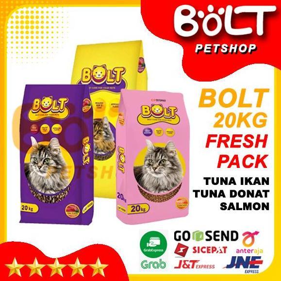 BOLT CAT 20kg Makanan Kucing BOLT Cat 20kg [GOJEK-GRAB]