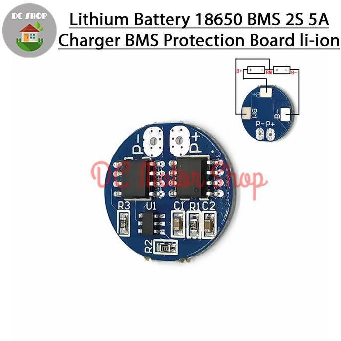 IDHIAYI Lithium Battery 18650 BMS 2S 5A Charger BMS Protection Board li-ion