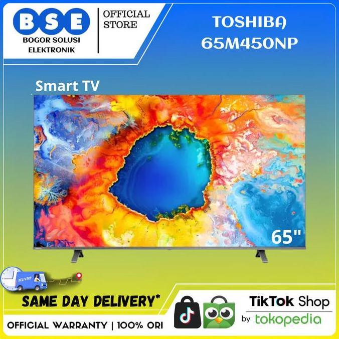 Bestseller- TV 65 Inch Toshiba 65M450NP Dolby Vision Atmos TV Toshiba 65 M450 NP QLED 4K Smart TV