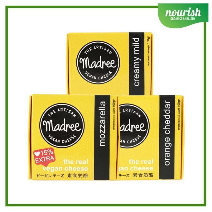 Leite - Madree Vegan Cheese / Keju Vegan Non Gmo 100G