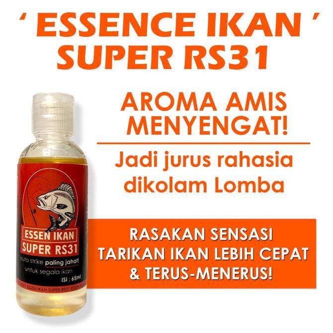 RS31 Essen Ikan Super RS31 Umpan Ikan Mas Pancing Ampuh Semua Jenis Ikan Wangi Gurih Aroma Lebih Taj