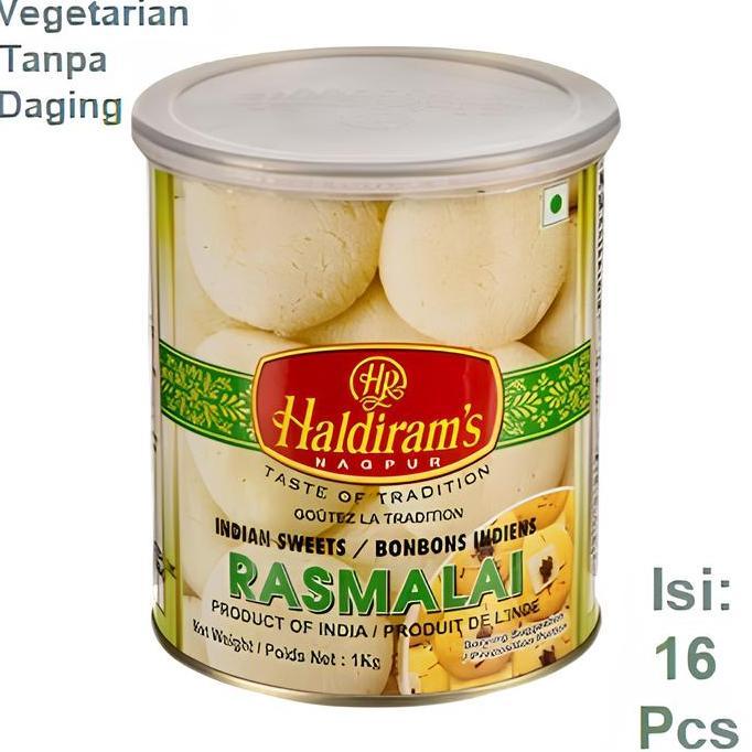 >*>*>*>*] Rasmalai Haldiram's Sweets 1Kg / Manisan Haldirams India Ras Malai 1 Kg