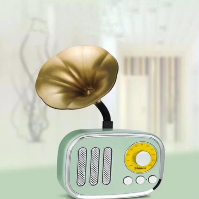 Speaker Bluetooth Retro Gramophone Music Box Fm Radio,TF,USB New 2021 NS