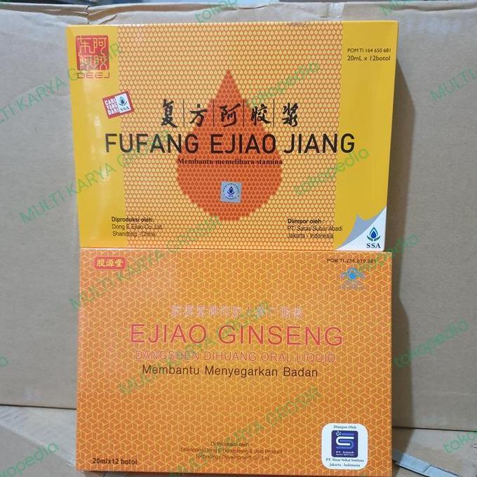 Healthy- Ejiao Ginseng Fufang Ejiao Jiang Demam Berdarah Penambah Trombosit