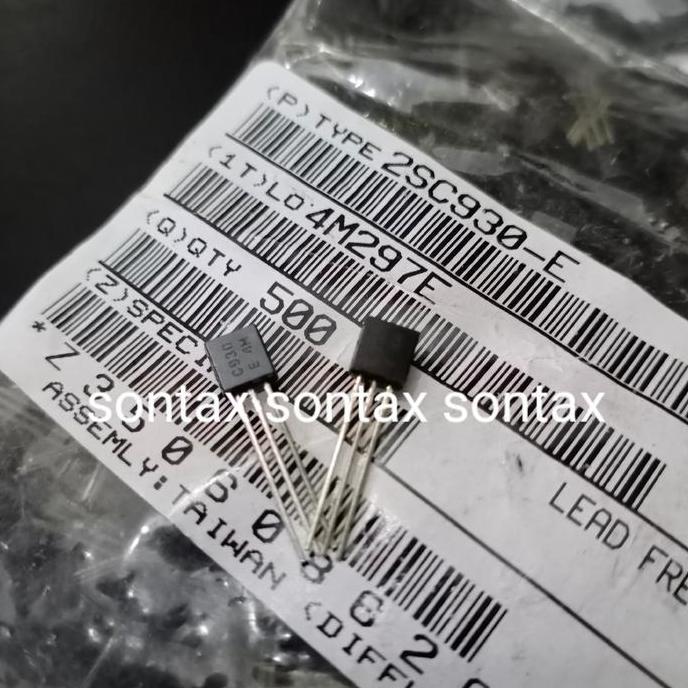 2SC930 C930 930 TRANSISTOR TAIWAN DIFFUSION JAPAN ORIGINAL STX27
