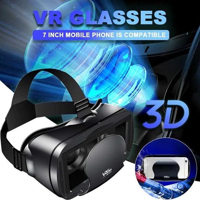 VR Box 3D Virtual Reality Glasses Adjustable 7 Inch Smartphone VRG PRO