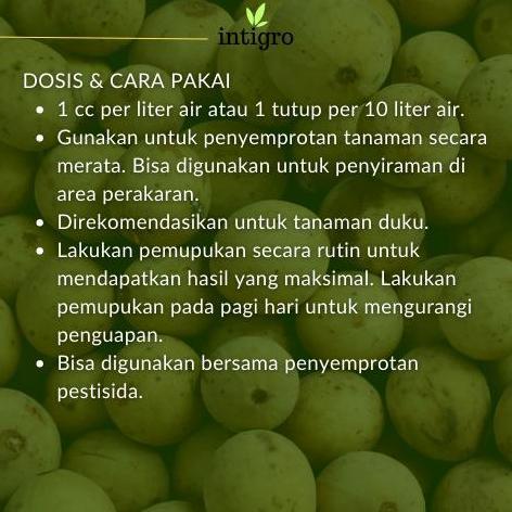 Pupuk Duku Super / Booster Pupuk Buah Duku / Booster Duku Berbuah