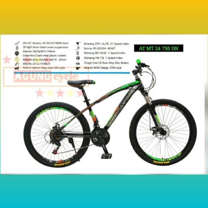 Promo SEPEDA GUNUNG MTB ATLANTIS 24" Diskon