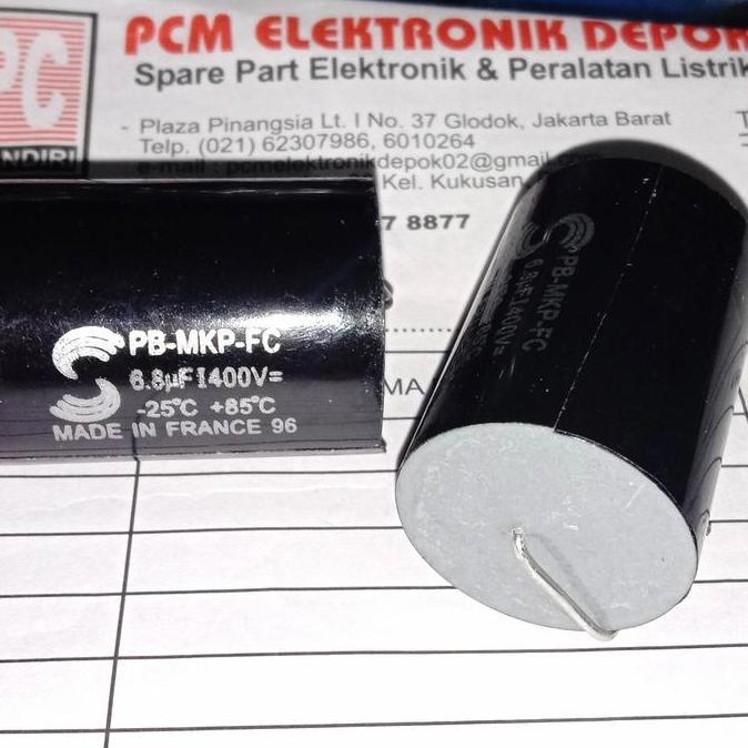 6.8UF 400V 685 400 SOLUN SOLEN MADE IN FRANCE96 ORI AUDIO CAPACITOR TERBAIK