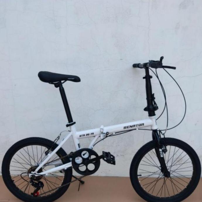 Promo Sepeda Lipat Senator 20 inch 8 Speed Diskon