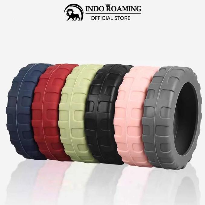 Indo Roaming Silikon Pelindung Roda Koper Universal untuk Koper Kabin & Bagasi (TERBAIK) (TERBARU) (