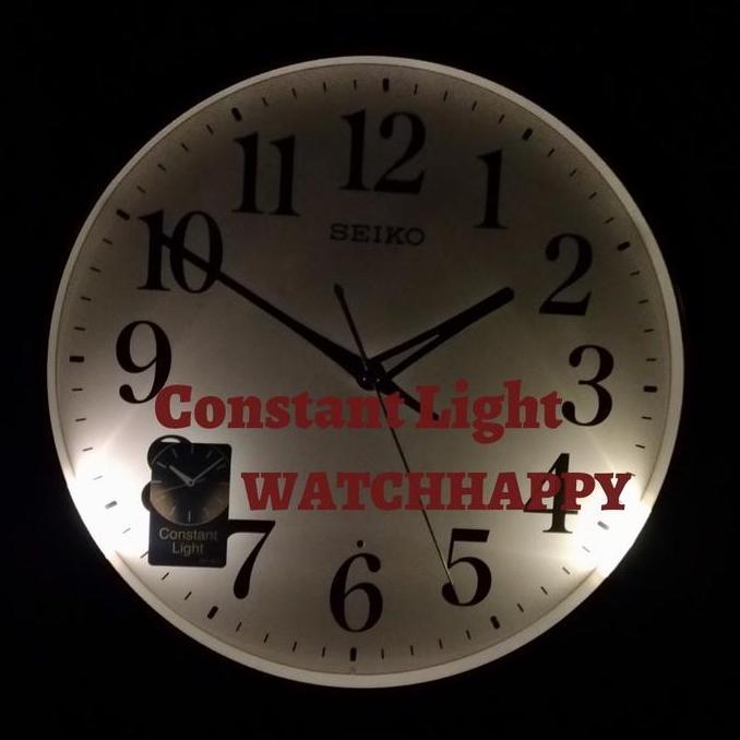 BM- WATCHHAPPY SEIKO ORIGINAL QXA776B Walls Clock Otomatis Lampu QXA776