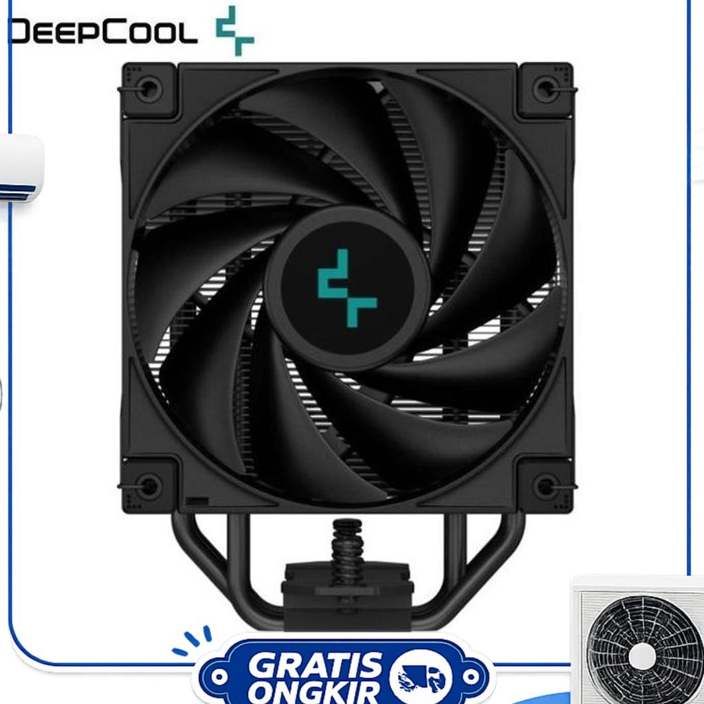 Deepcool Ak400 Zero Dark - Cpu Cooler + Bracket Lga 1700 - Zero Dark