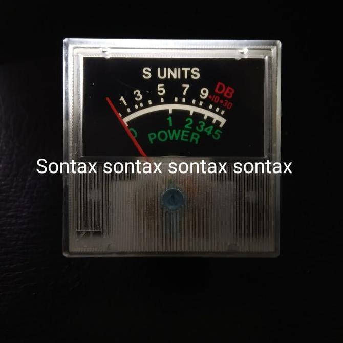 VU METER SIGNAL POWER TRANSCEIVER HAM RADIO SSB CB BITX QRP PANEL STX27