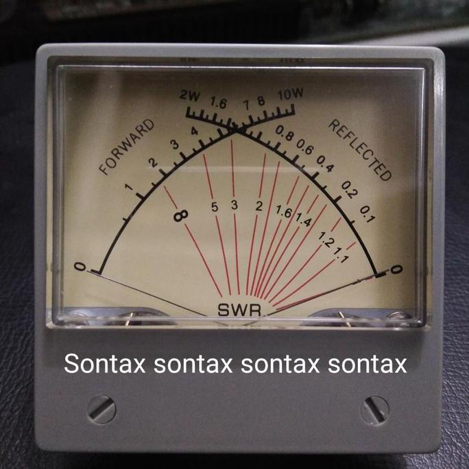 SZ-70 VU METER PANEL DUAL SWR FORWARD REFLECTED VSWR WATT POWER STX27