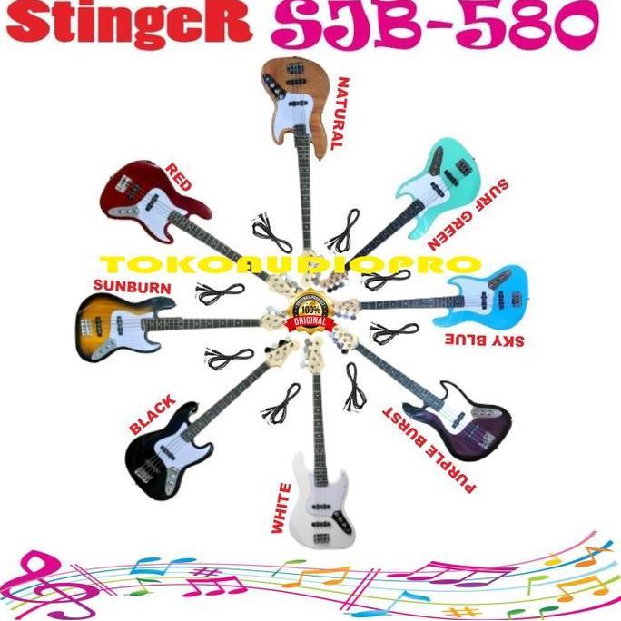 Ready Stinger SJb580 Elektrik Gitar Bass 4 String StingeR Jazz Bass Non Cod