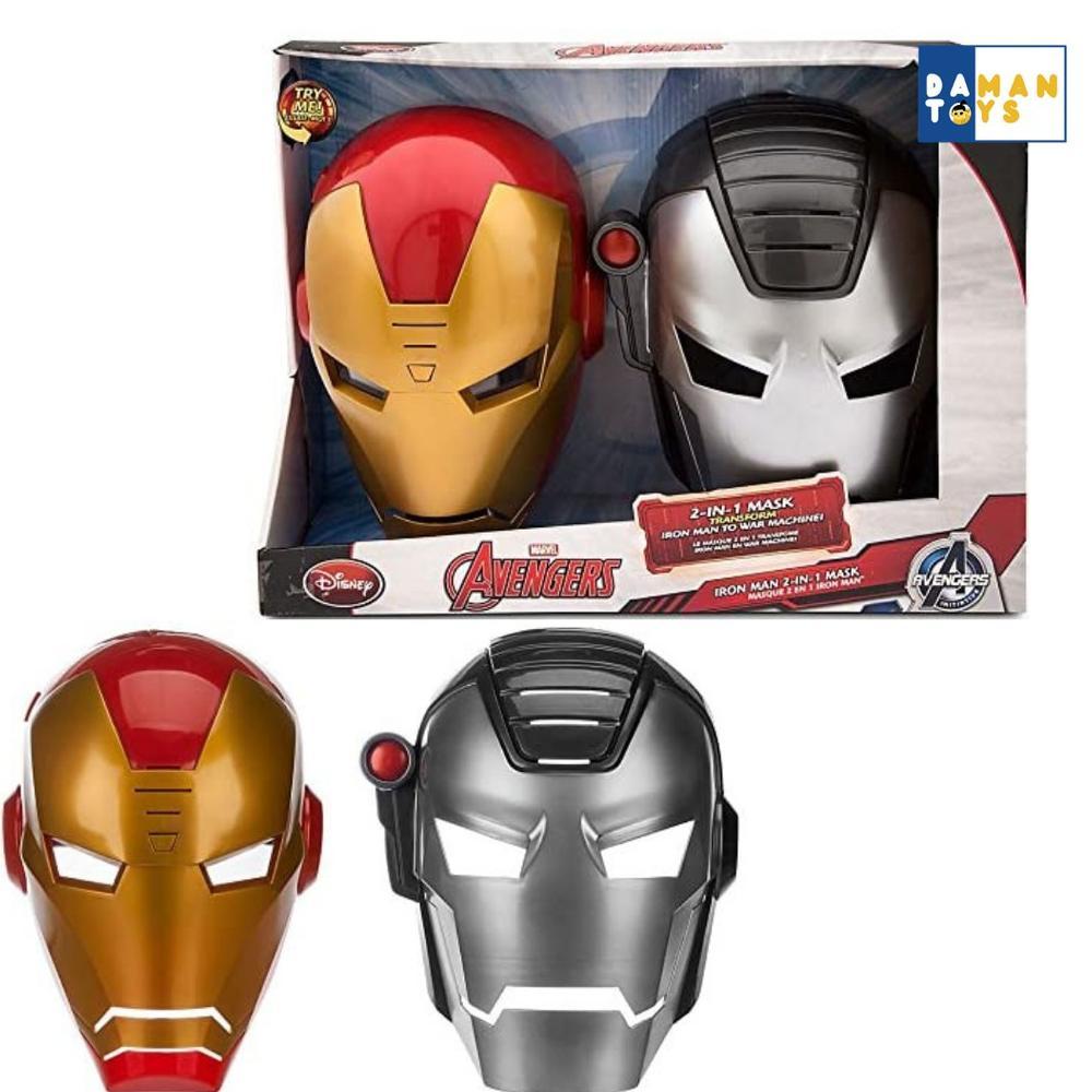 Topeng Helm Helmet Iron Man Avengers / Topeng Ironman Anak nyala / Topeng Original Iron Man