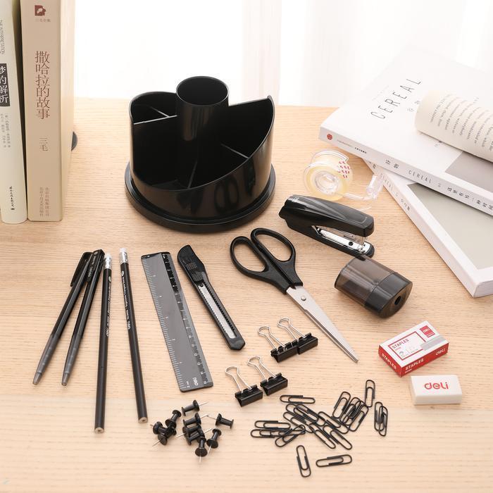 GRATIS ONGKIR - Deli Set Alat Tulis Kantor ATK / Stationary Set Hemat Lengkap E38251A