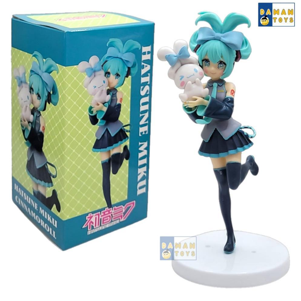 Figure Hatsune Miku x Cinnamonroll Vocaloid Anime Pajangan Koleksi