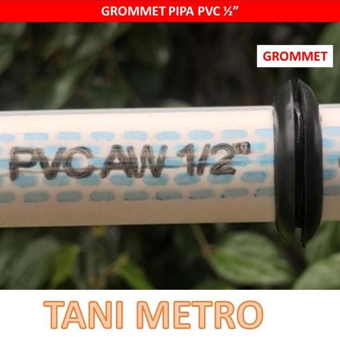 Tamtom- Grommet 1/" Inch Mm Gromet Seal Karet Dutch Bucket Hidroponik Pvc