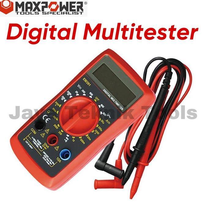 DEAL TERBAIK - Multimeter Digital Multitester Maxpower Avometer Listrik Tester Multi