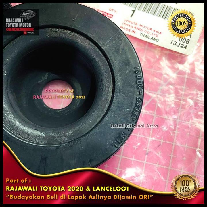 TERBARU KARET SUPPORT SHOCK DEPAN YARIS & VIOS SUSPENSI SHOCKBREAKER NEW ORIGINAL TOYOTA 48682-0D031