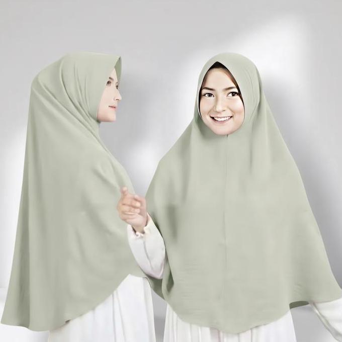 Hijab bergo jumbo crinkle airflow premium pet ukuran XL  Jilbab Pad bergo pet tebal kringkle tembaga