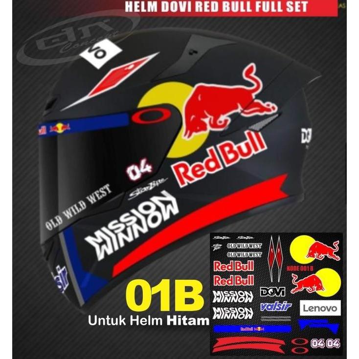 Stiker Sticker Helmet Full Set KYT / Suomy Dovi Fullface visor