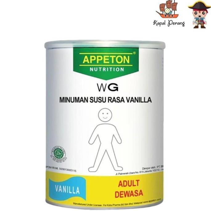 Runmilk- Appeton Wg Adult 450 Gram Vanila _ Nutrisi Dewasa