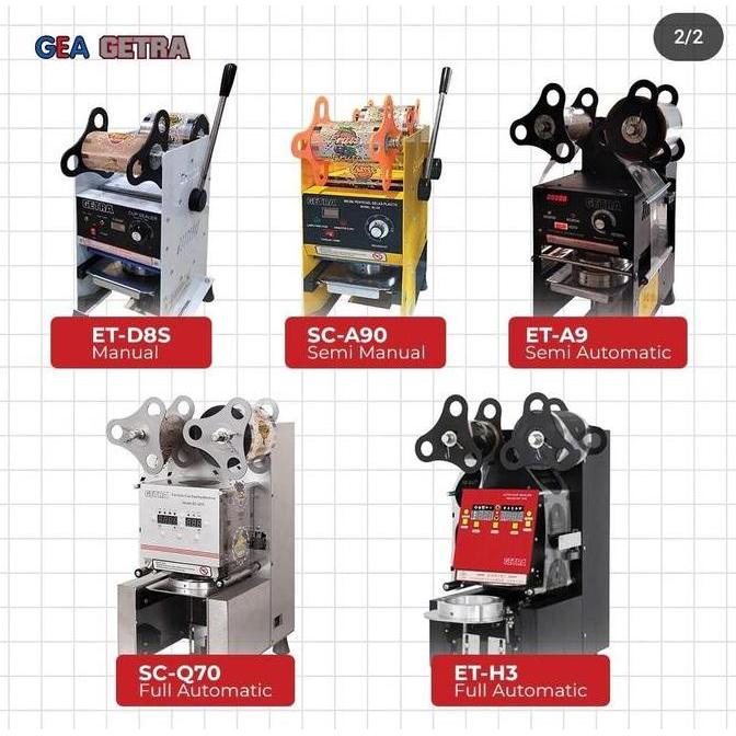 CUP SEALER GETRA ETD-8S /  CUP SEALER GETRA SC-A90 / CUP SEALER GETRA ET-A90 / CUP SEALER GETRA SC-Q