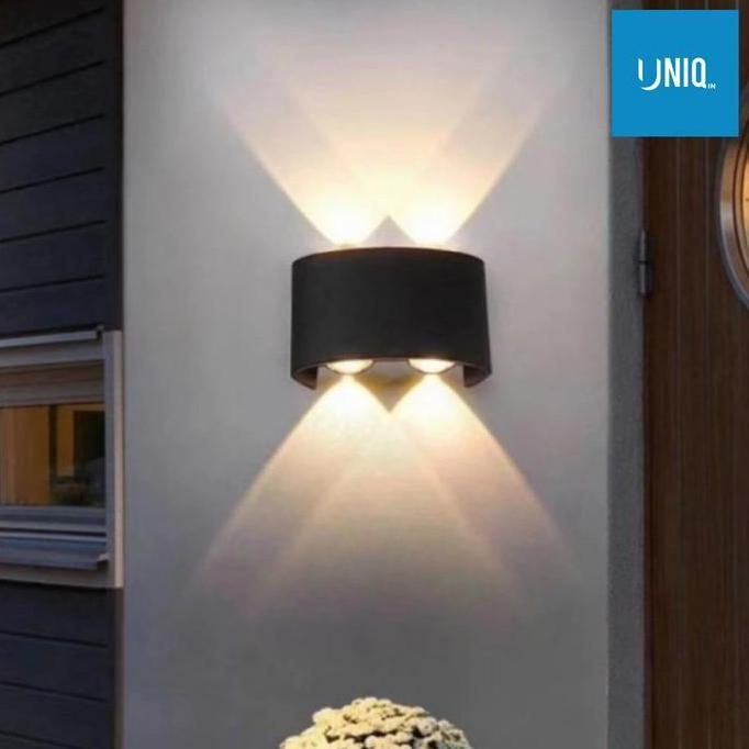 Raizo- Lampu Led Tempel Dinding Tembok Pilar Pagar Tiang Teras Rumah Outdoor