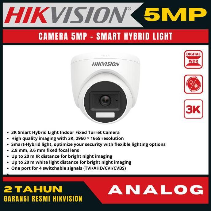 cctv hikvision 5mp turbo hd kamera indoor camera cctv