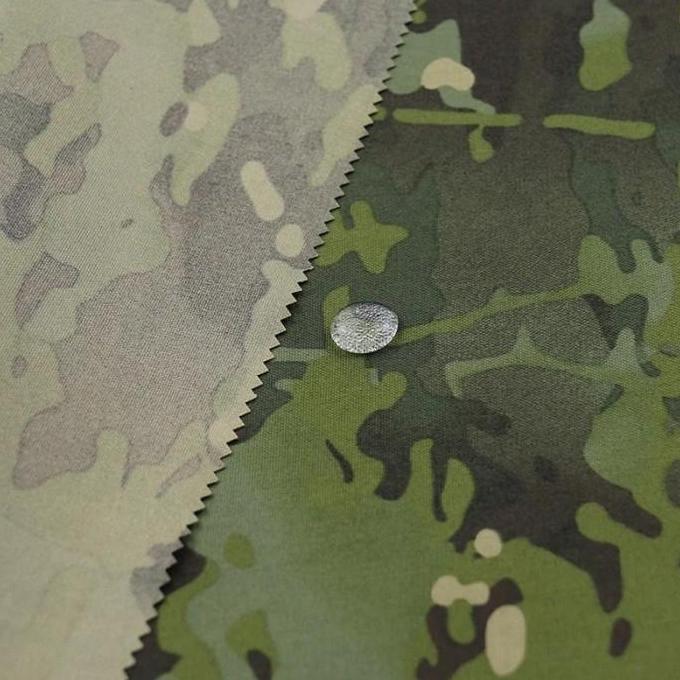 Sora- Bahan Kain Cordura 500D Nylon - Loreng Camo Fabric - Multicam Black