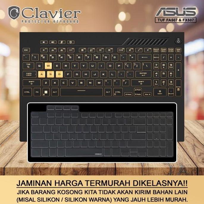 Keyboard Protector Cover Asus TUF Gaming F15 FX507 FX507Z FX507ZC Tpu