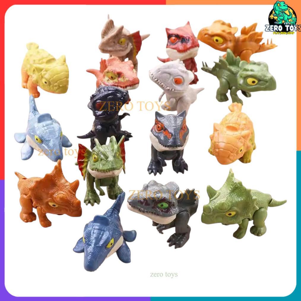 best seller figure dinosaurus snap squad t rex indominus pyroraptor indoraptor mainan figur dino