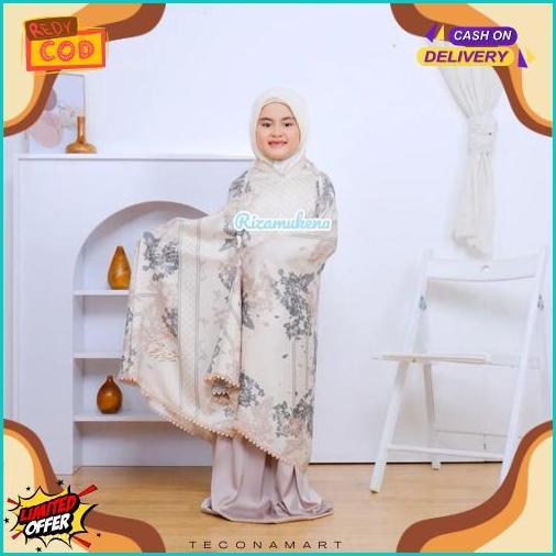 Diskon Lebaran Mukena Anak Armani Silk Premium 2In1 | Mukena Anak Mini Pouch Motif