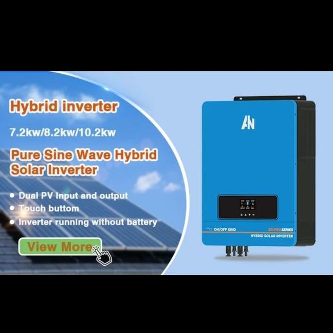 TERMURAH - Hybrid Inventer Solar PRO  Anern 10200W MPPT 160A Pure Sine Wave +WIFI